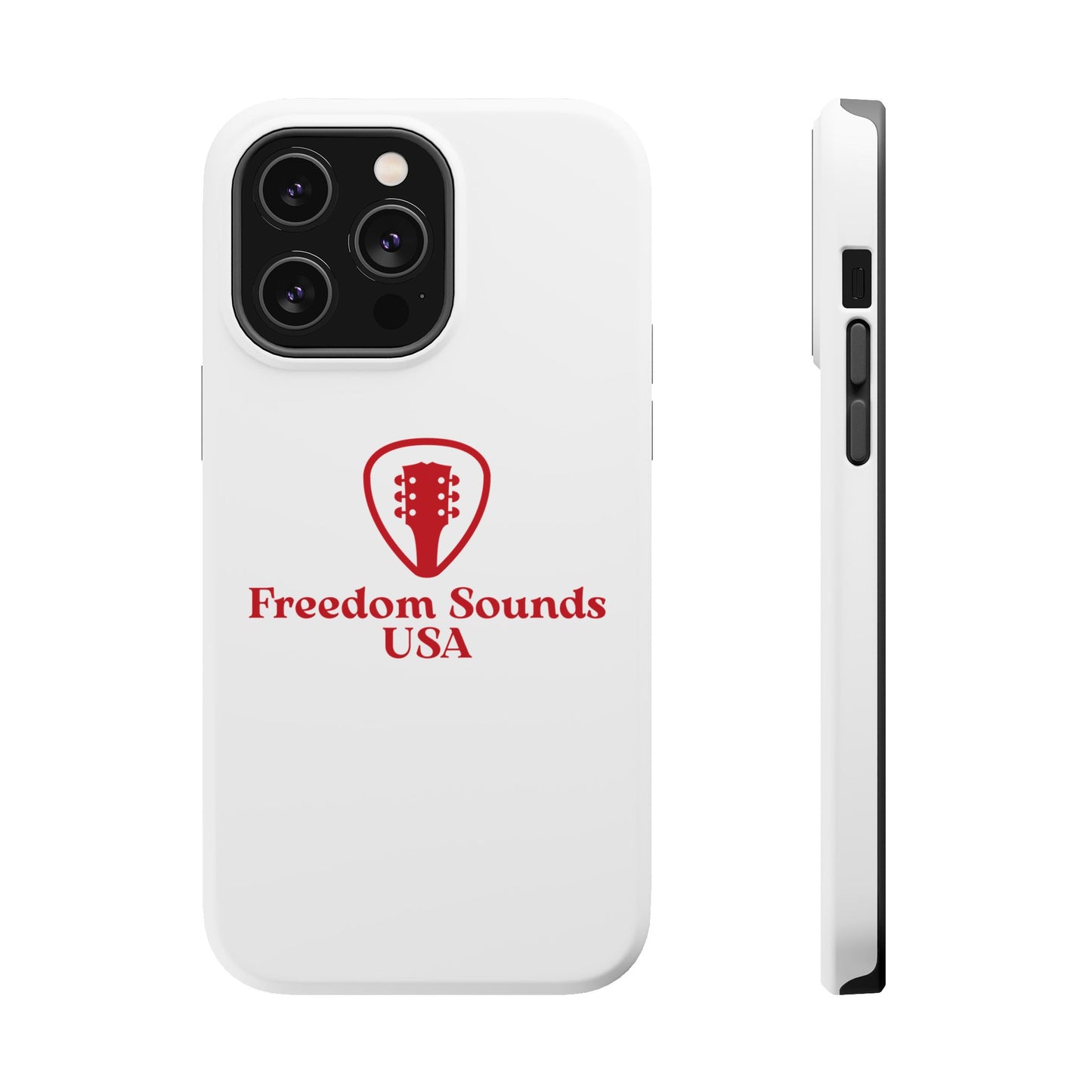 White Freedom Sounds Phone Case