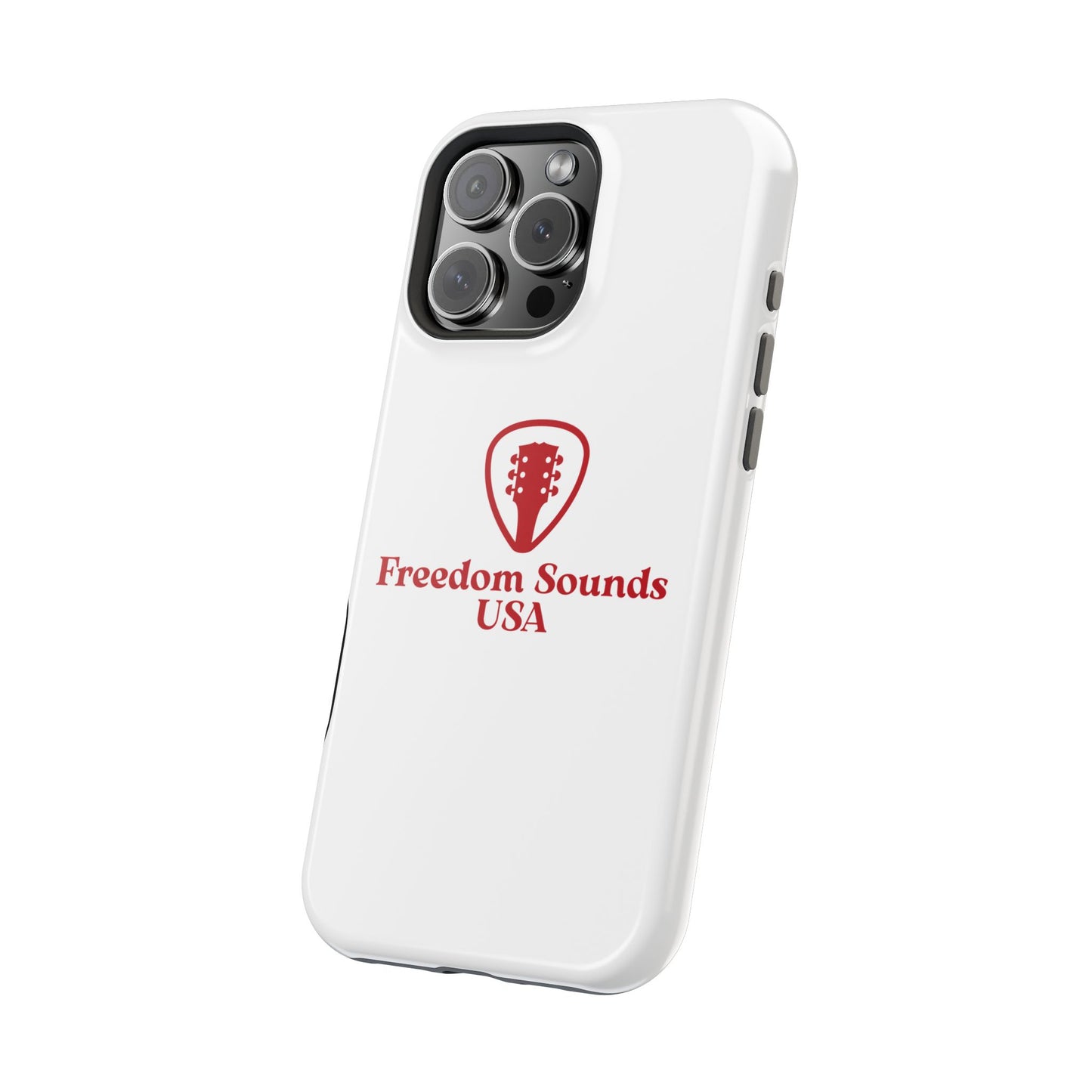 White Freedom Sounds Phone Case