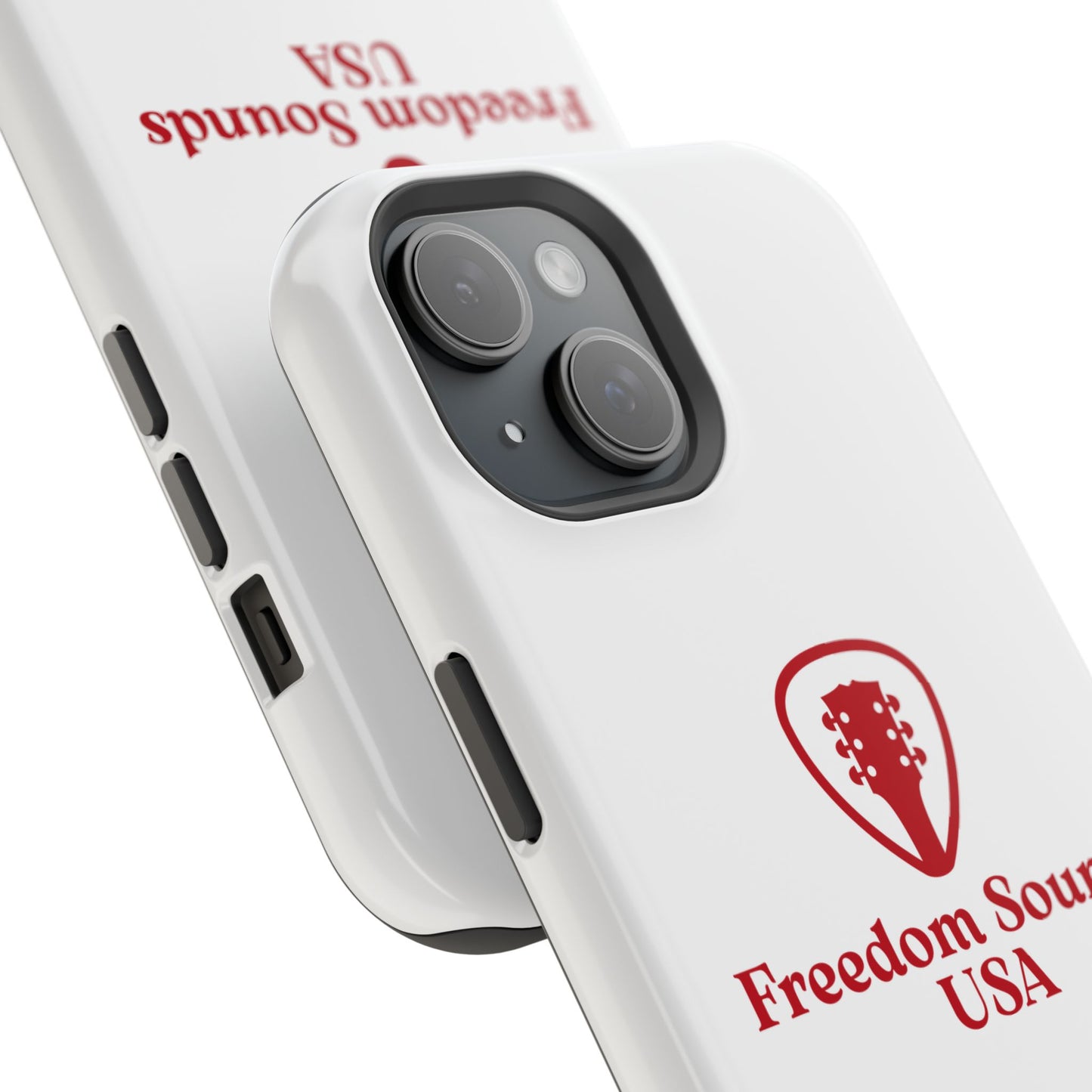 White Freedom Sounds Phone Case