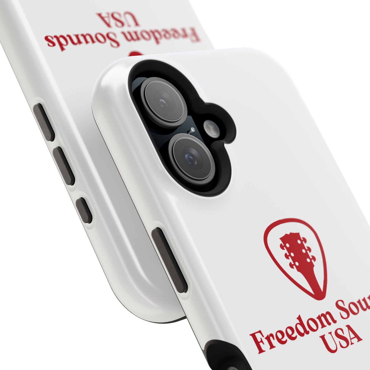White Freedom Sounds Phone Case