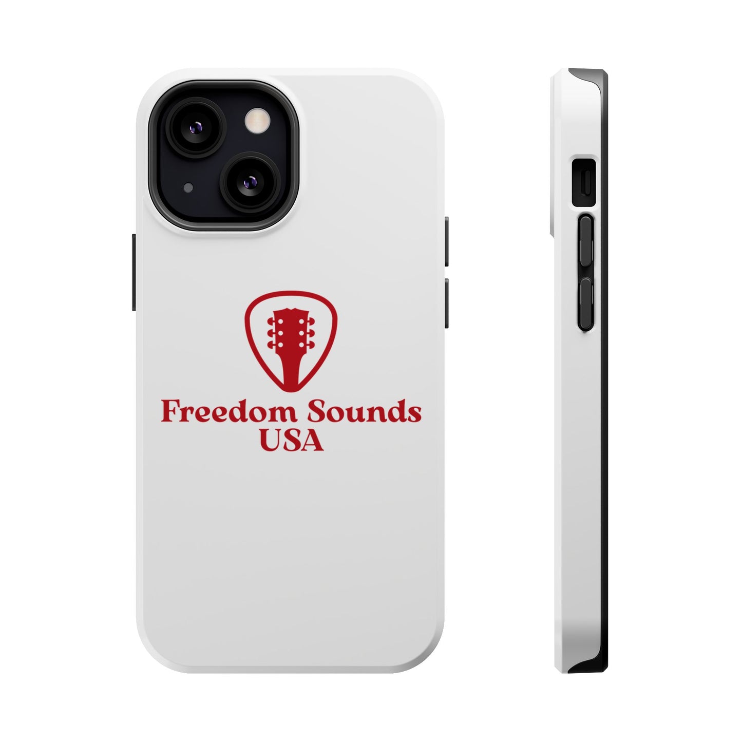 White Freedom Sounds Phone Case