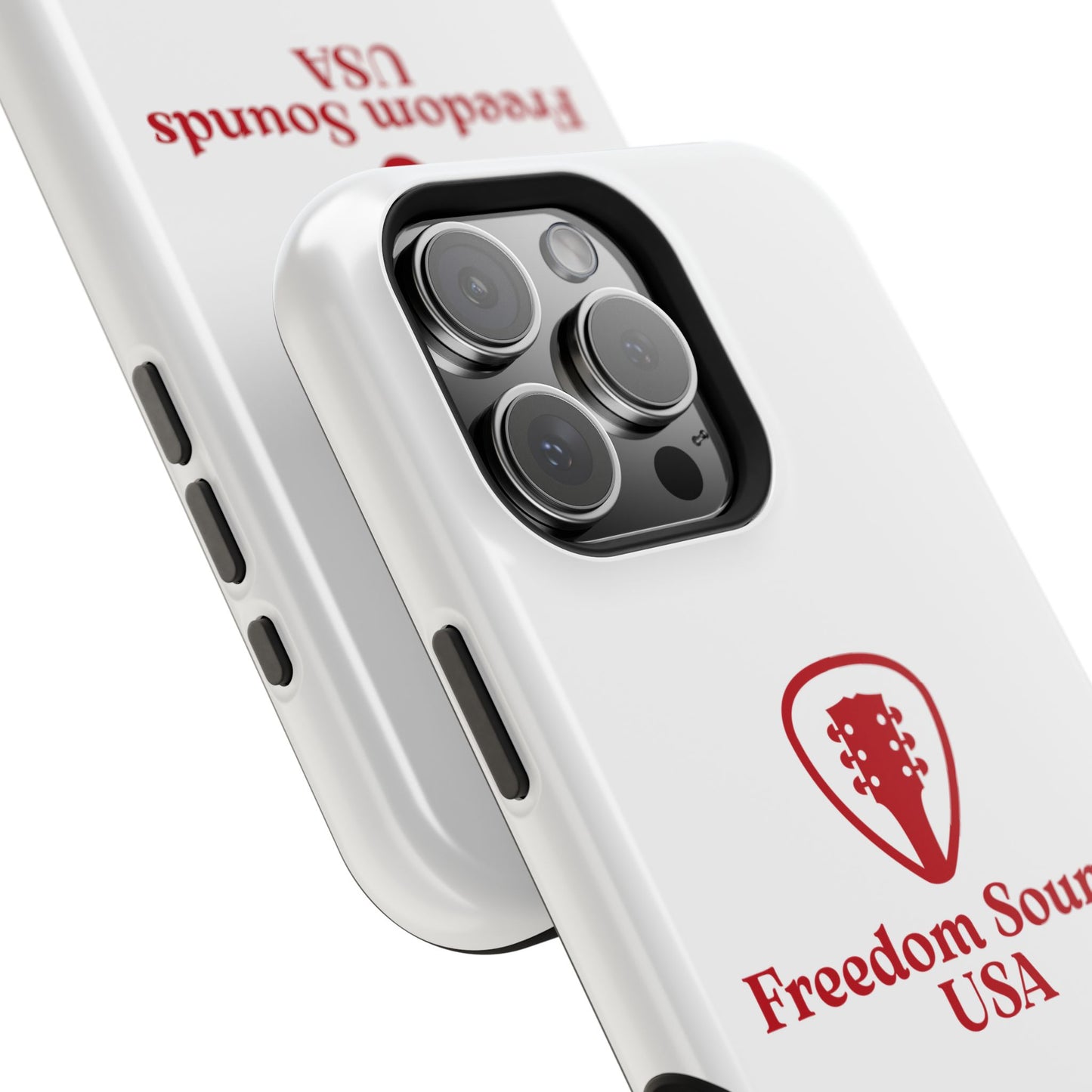 White Freedom Sounds Phone Case