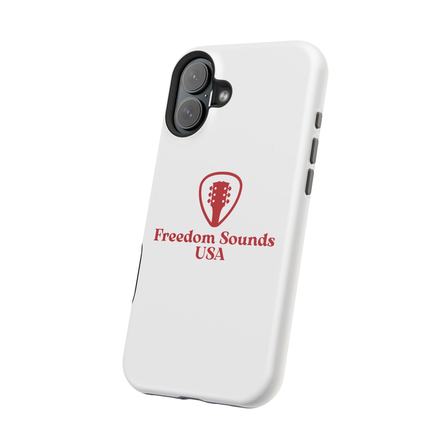White Freedom Sounds Phone Case