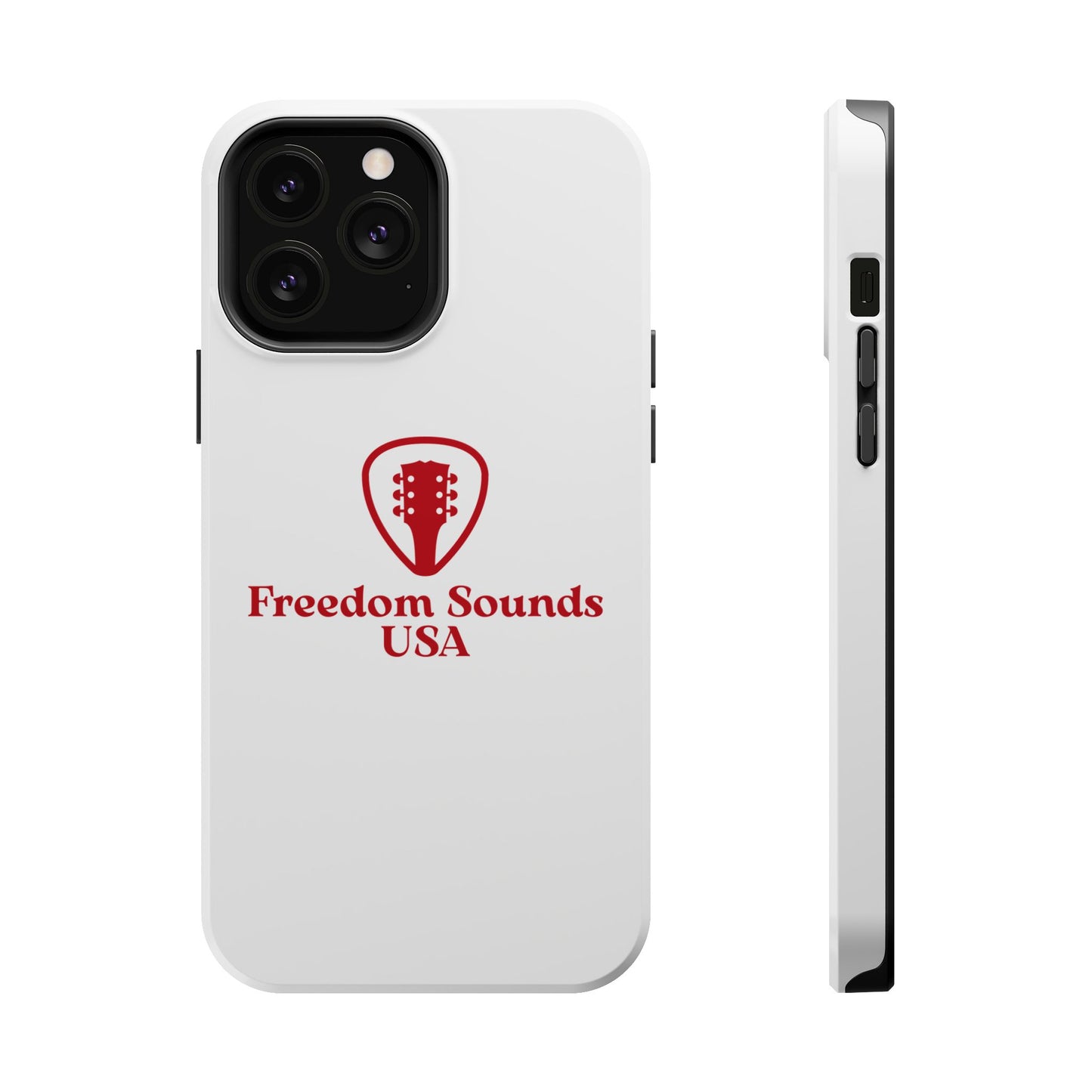 White Freedom Sounds Phone Case