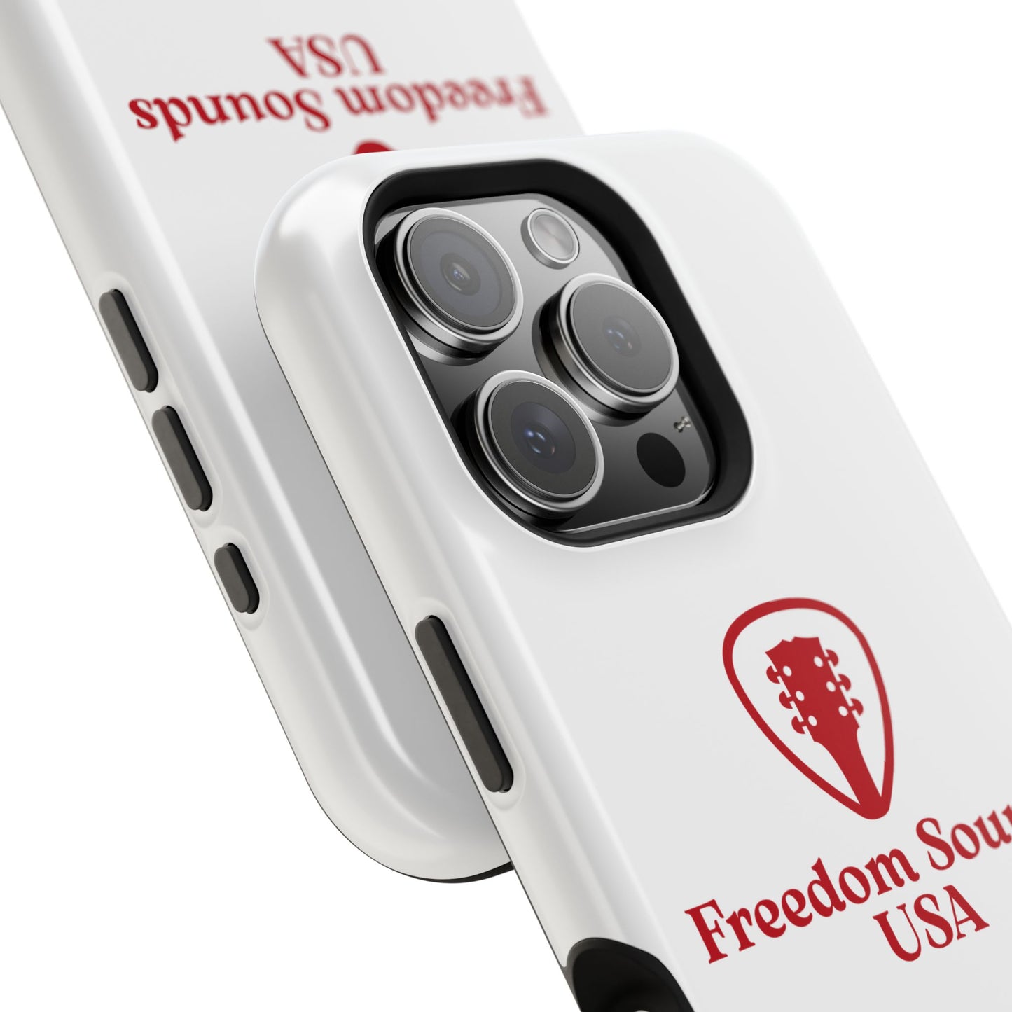 White Freedom Sounds Phone Case