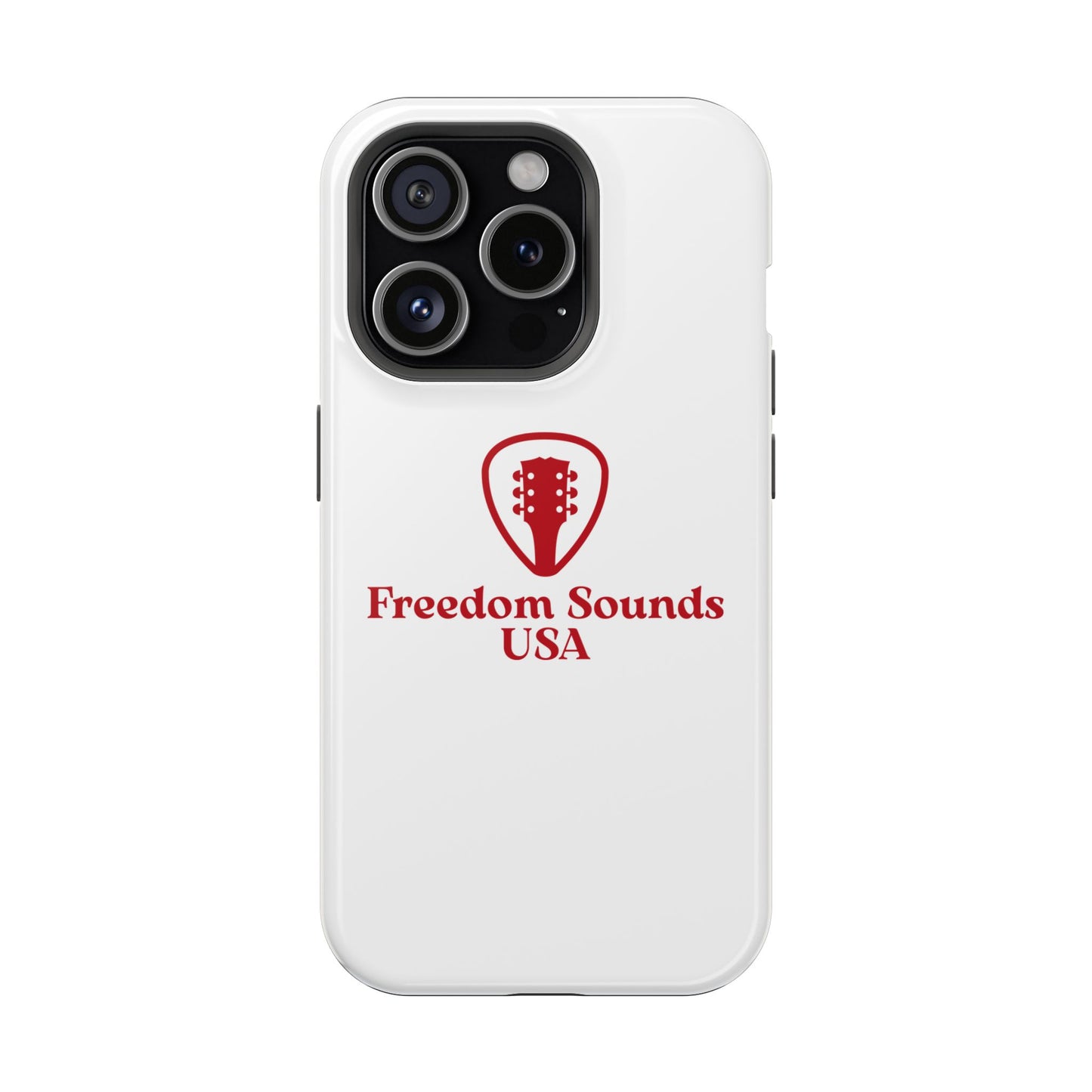 White Freedom Sounds Phone Case