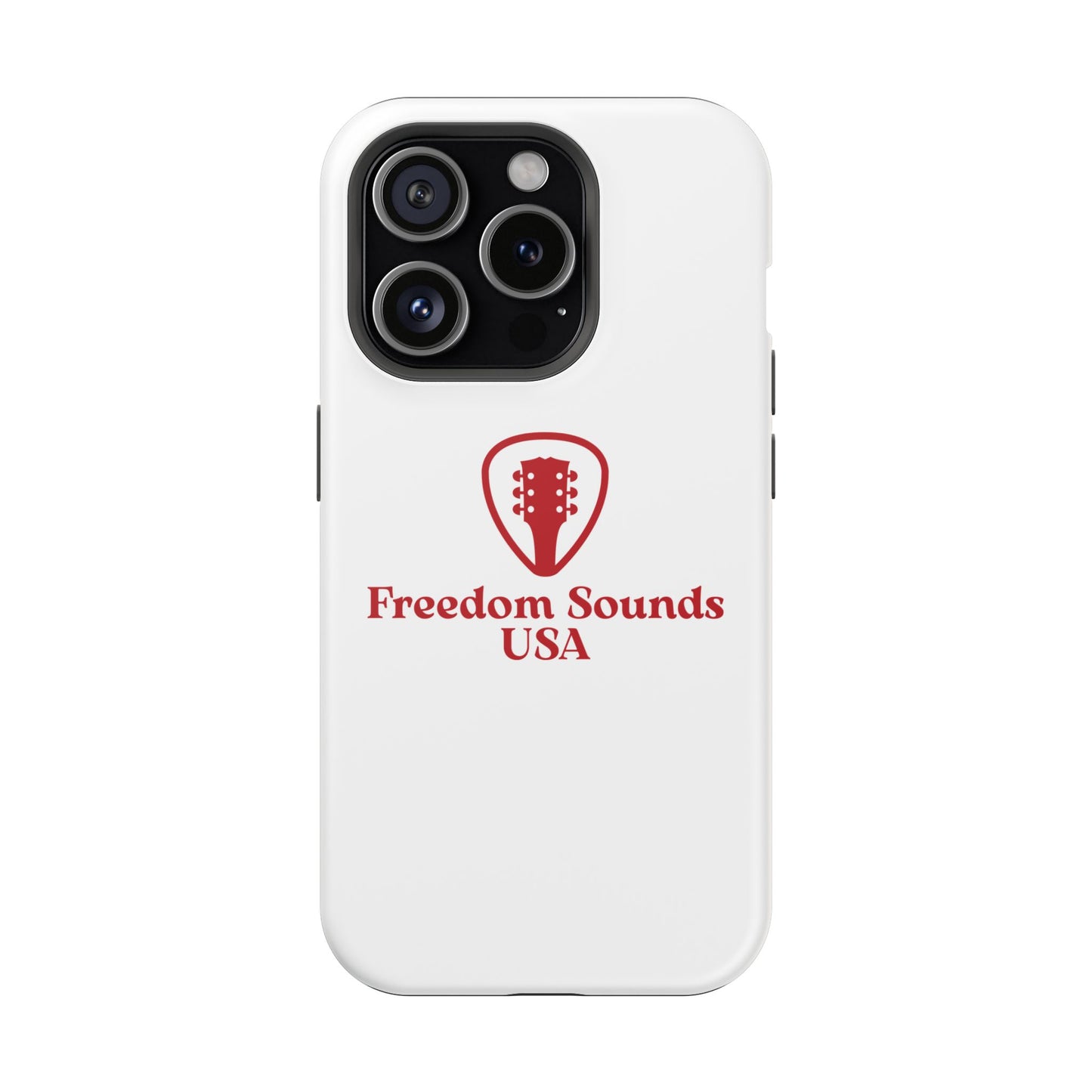 White Freedom Sounds Phone Case