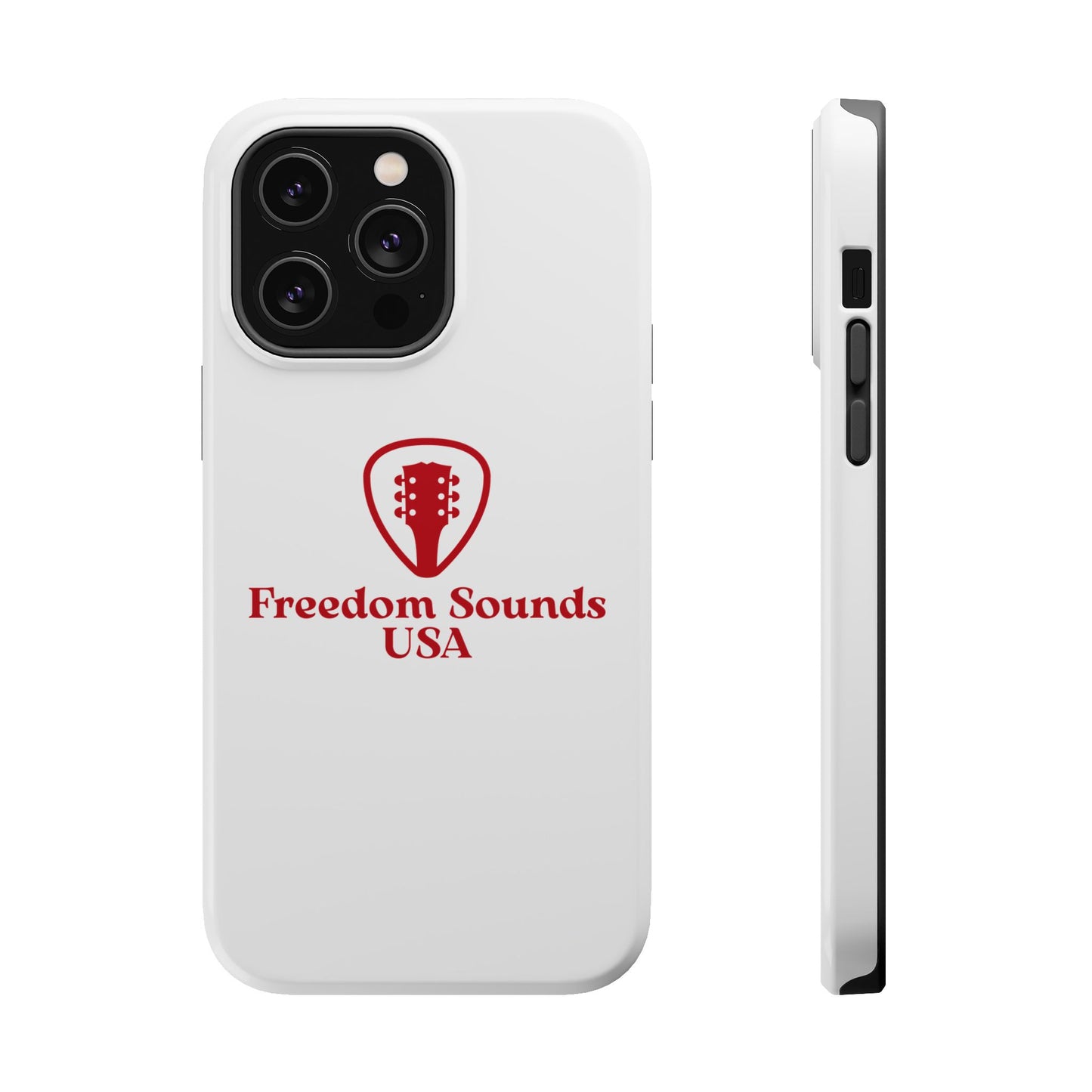 White Freedom Sounds Phone Case