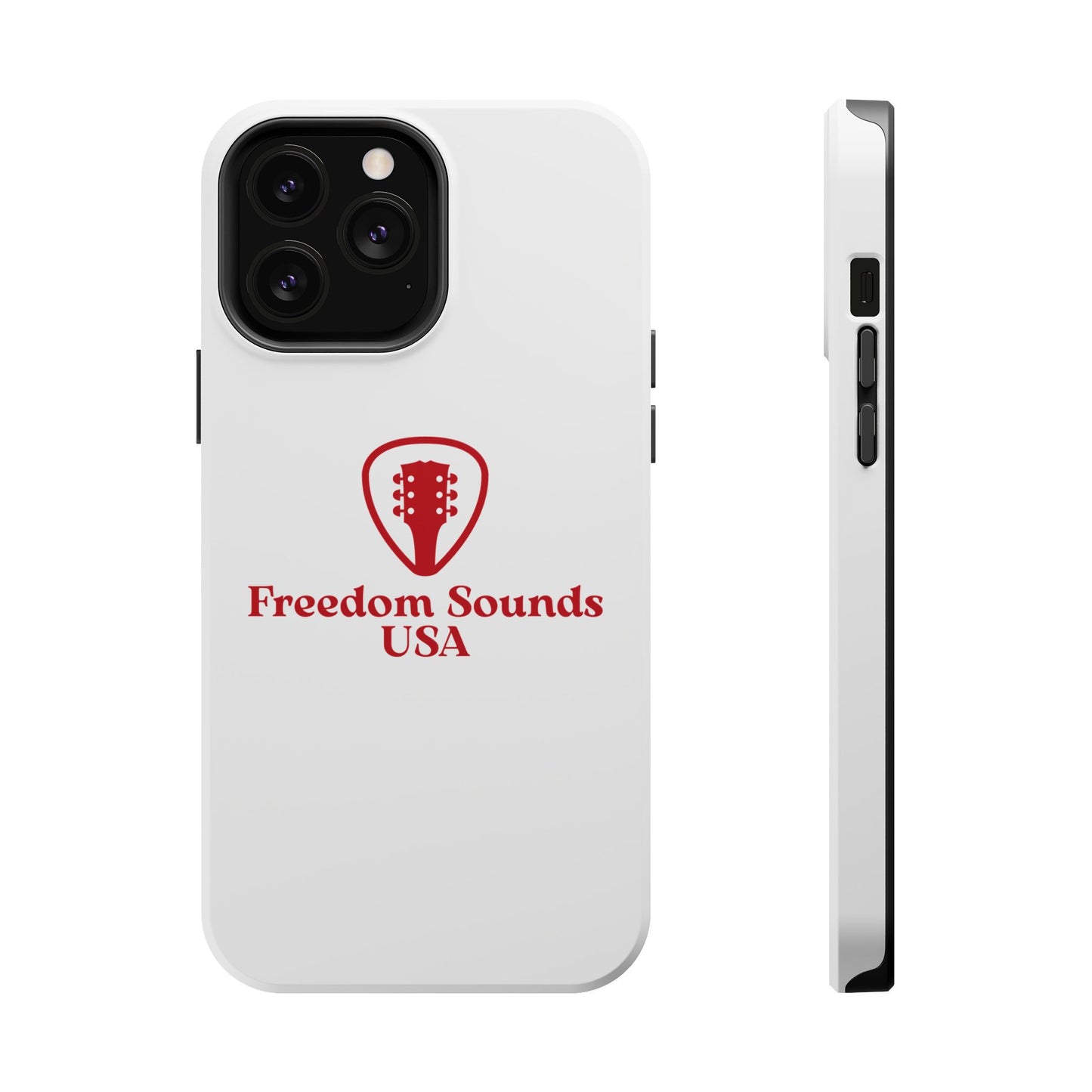 White Freedom Sounds Phone Case