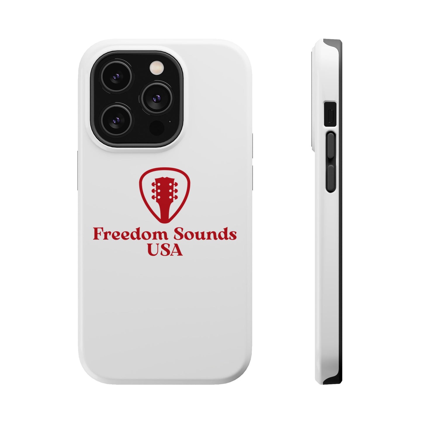 White Freedom Sounds Phone Case