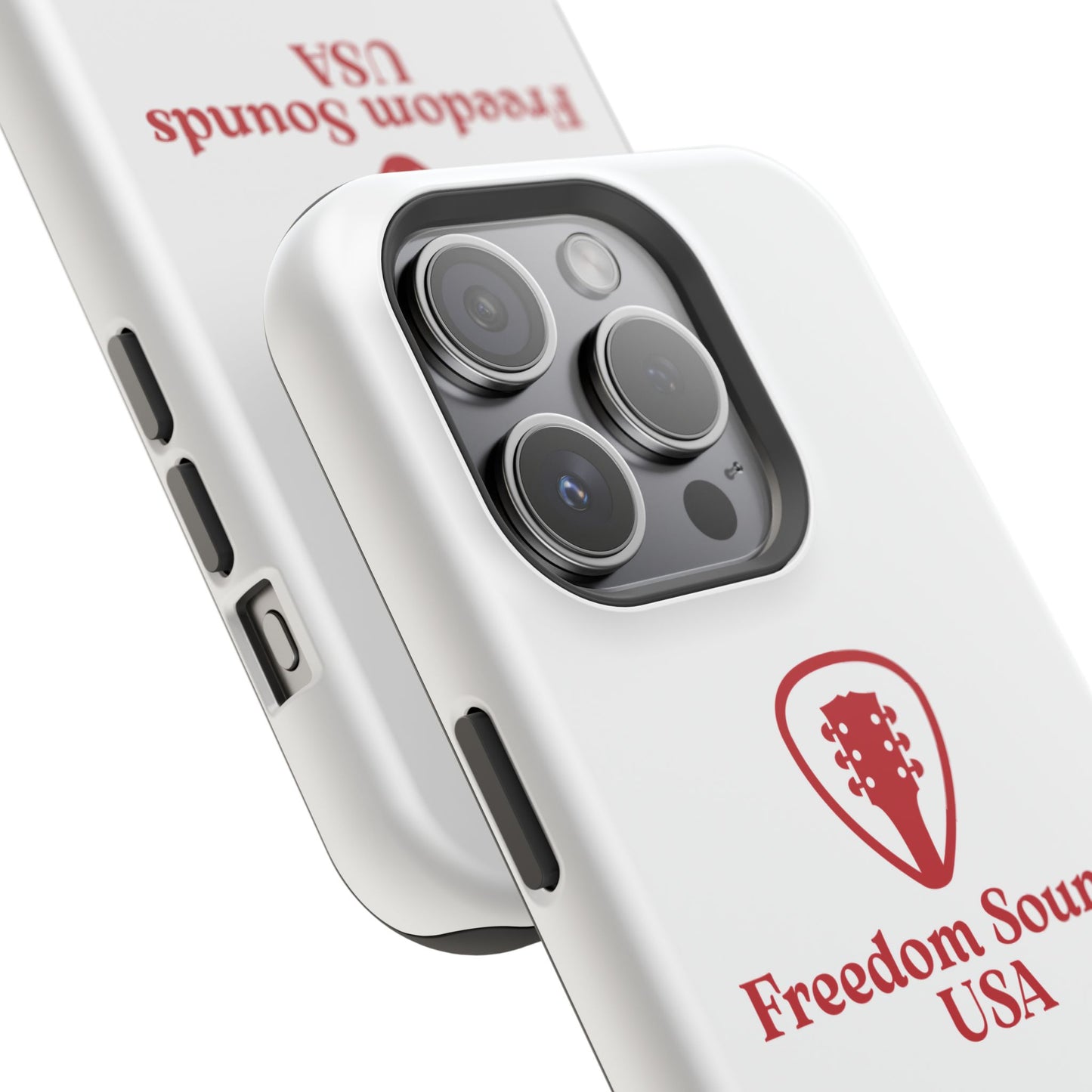 White Freedom Sounds Phone Case
