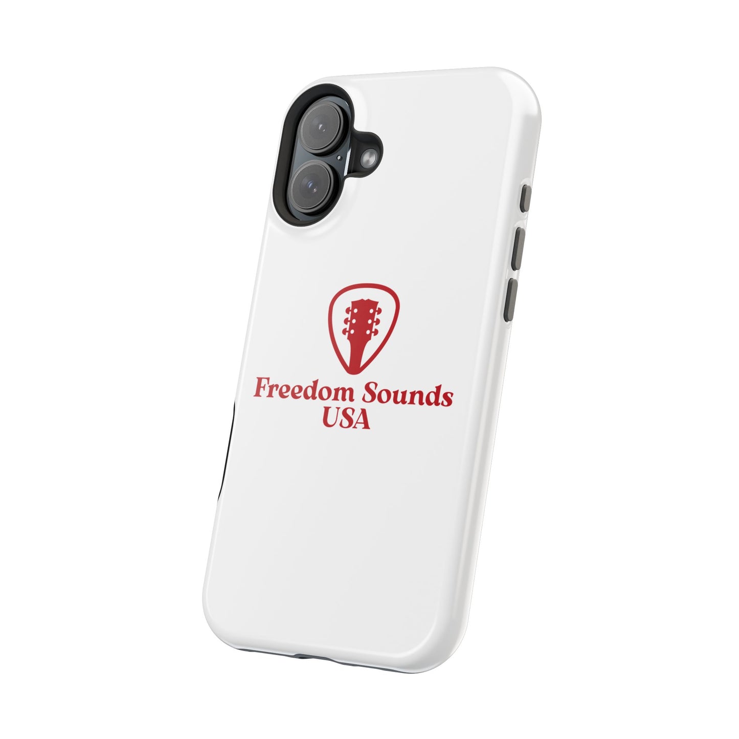 White Freedom Sounds Phone Case