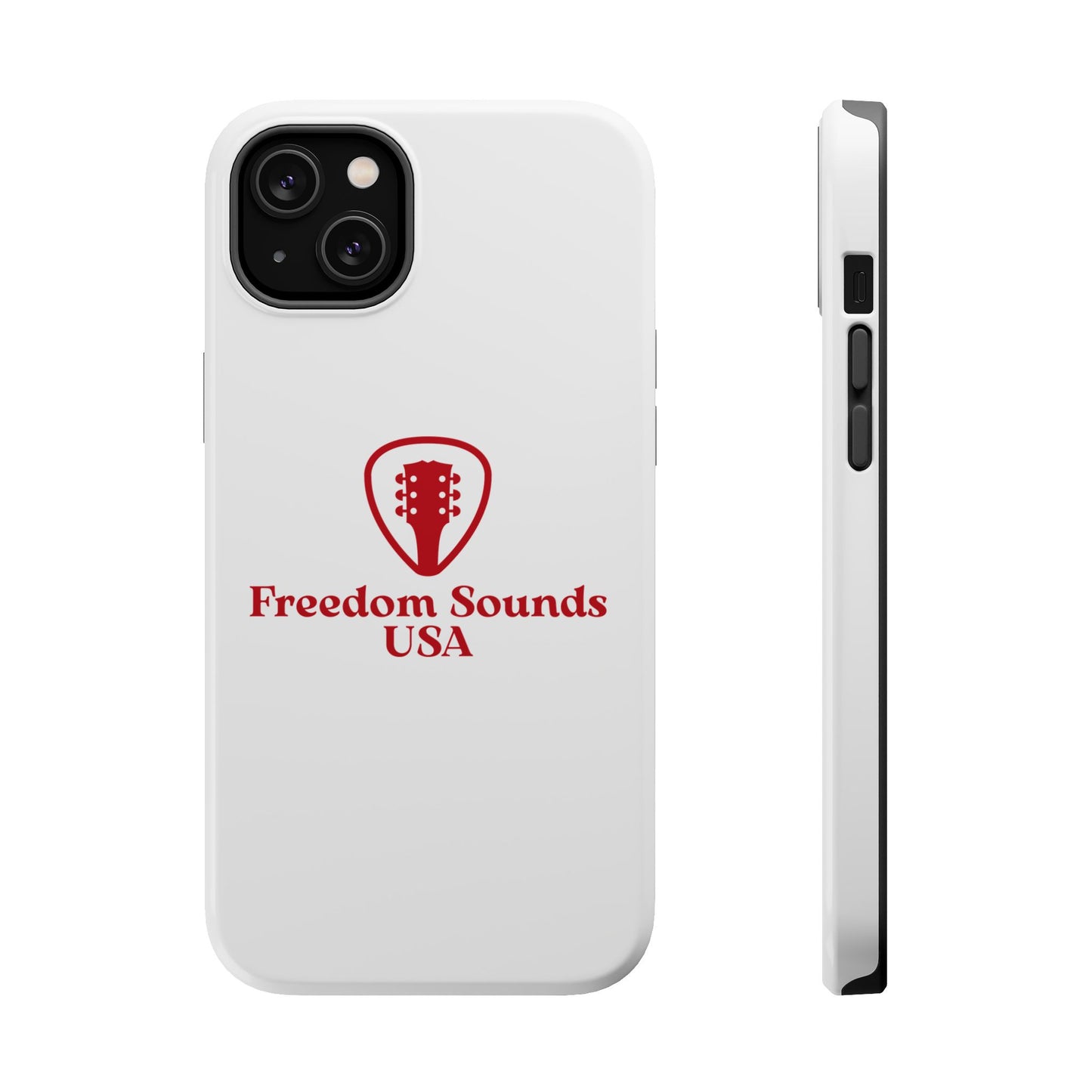 White Freedom Sounds Phone Case