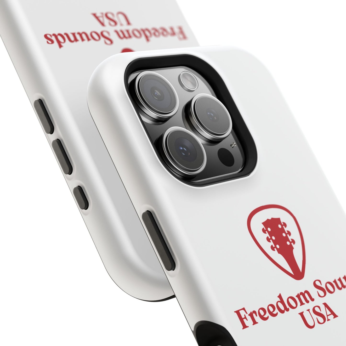 White Freedom Sounds Phone Case