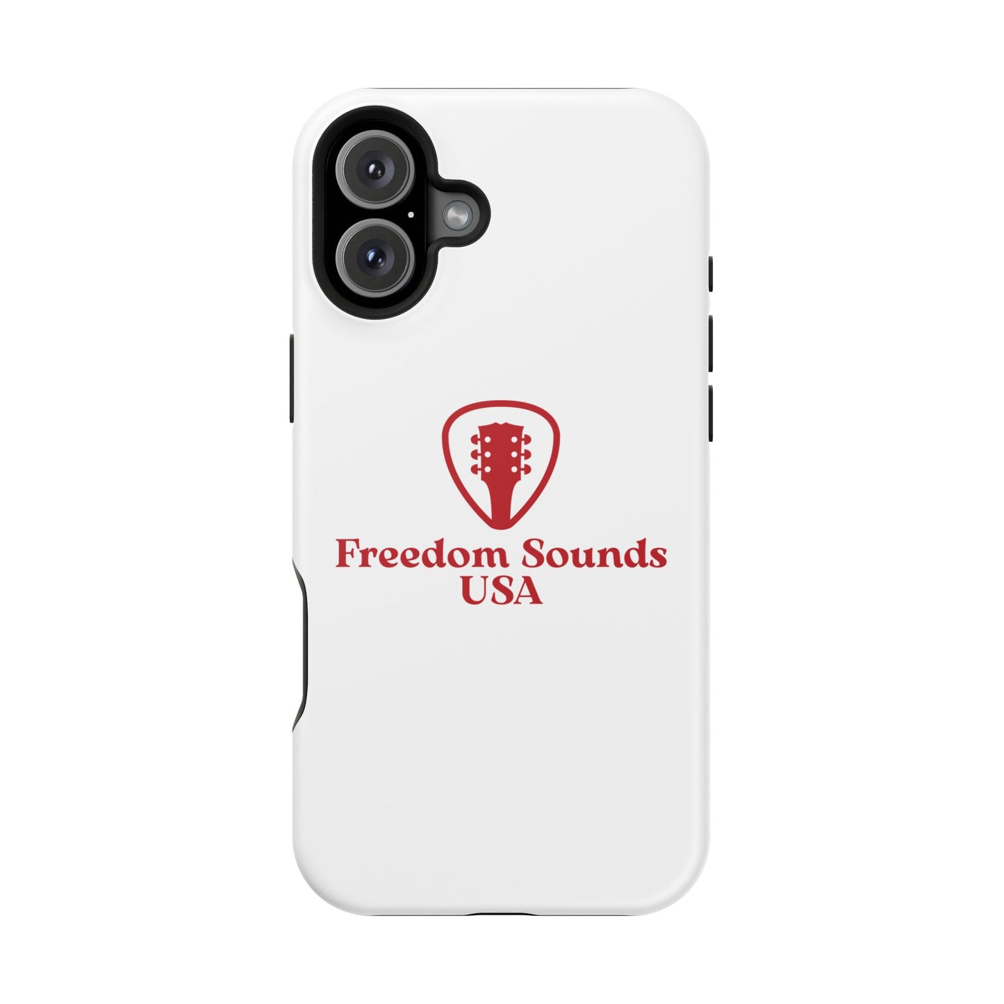 White Freedom Sounds Phone Case