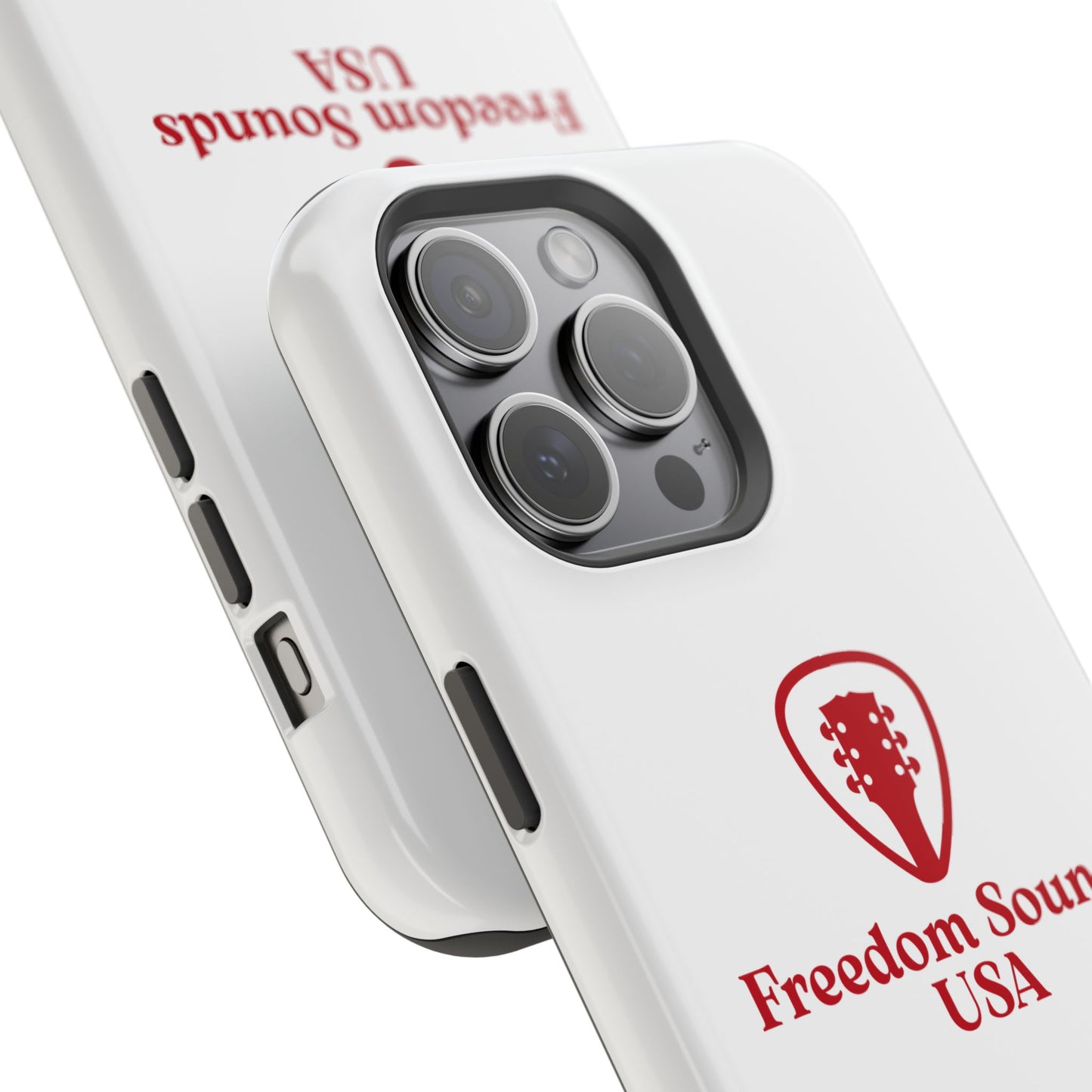 White Freedom Sounds Phone Case