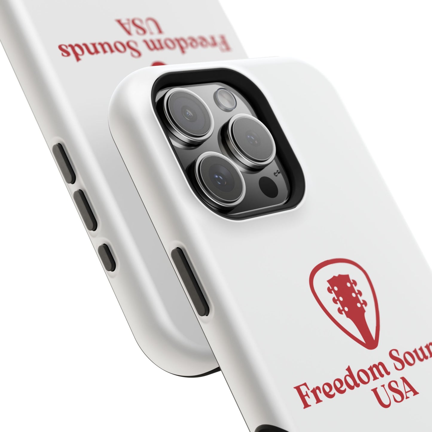 White Freedom Sounds Phone Case