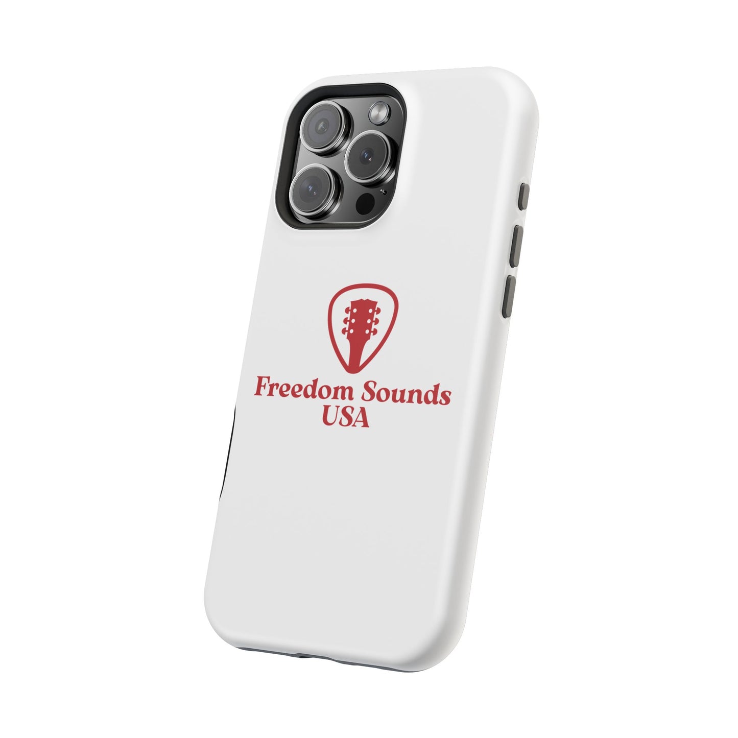 White Freedom Sounds Phone Case