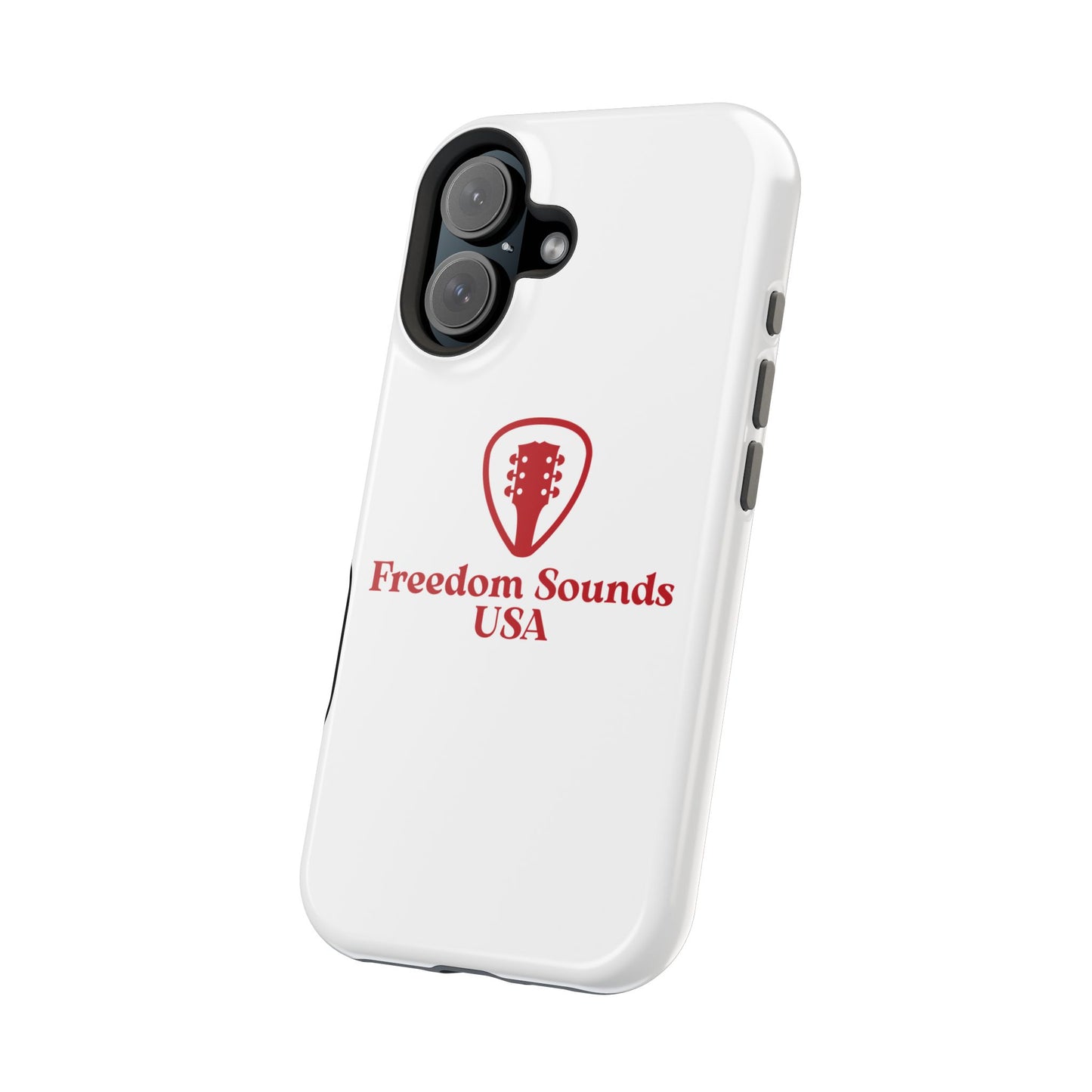 White Freedom Sounds Phone Case