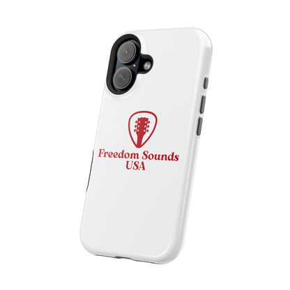 White Freedom Sounds Phone Case