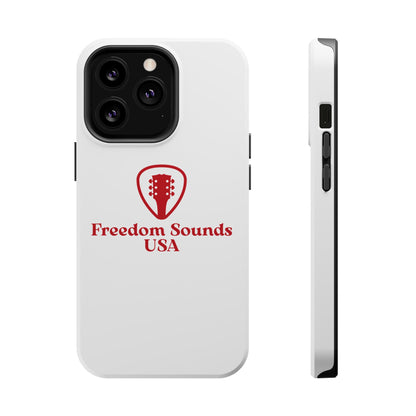 White Freedom Sounds Phone Case