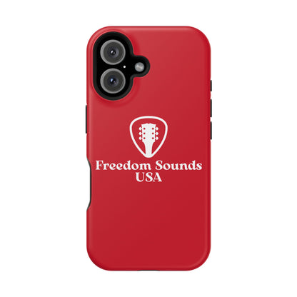 Red Freedom Sounds Phone Case