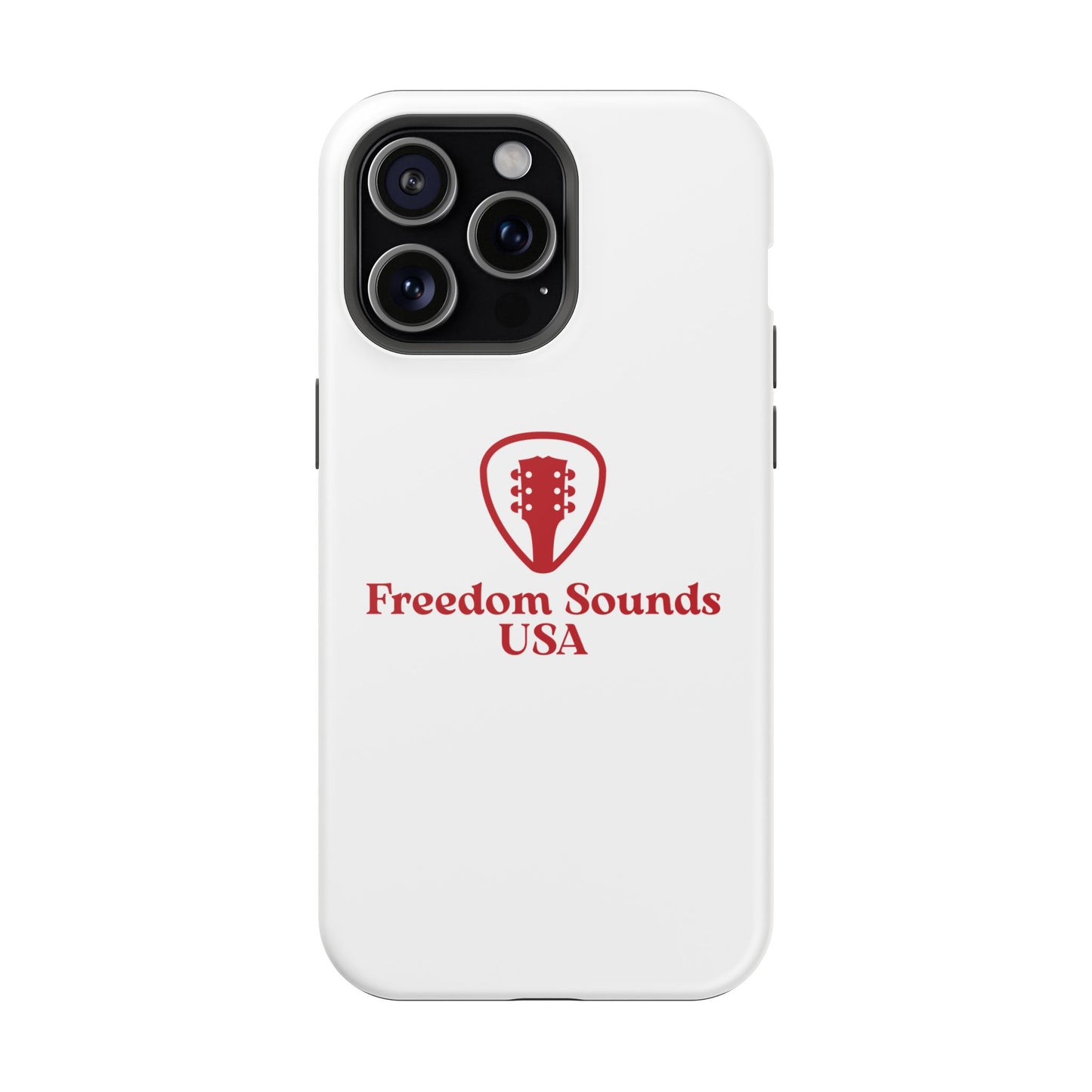 White Freedom Sounds Phone Case