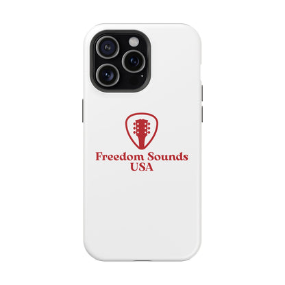 White Freedom Sounds Phone Case