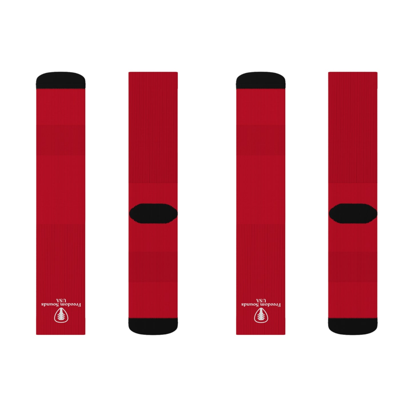 Red Freedom Sounds Socks