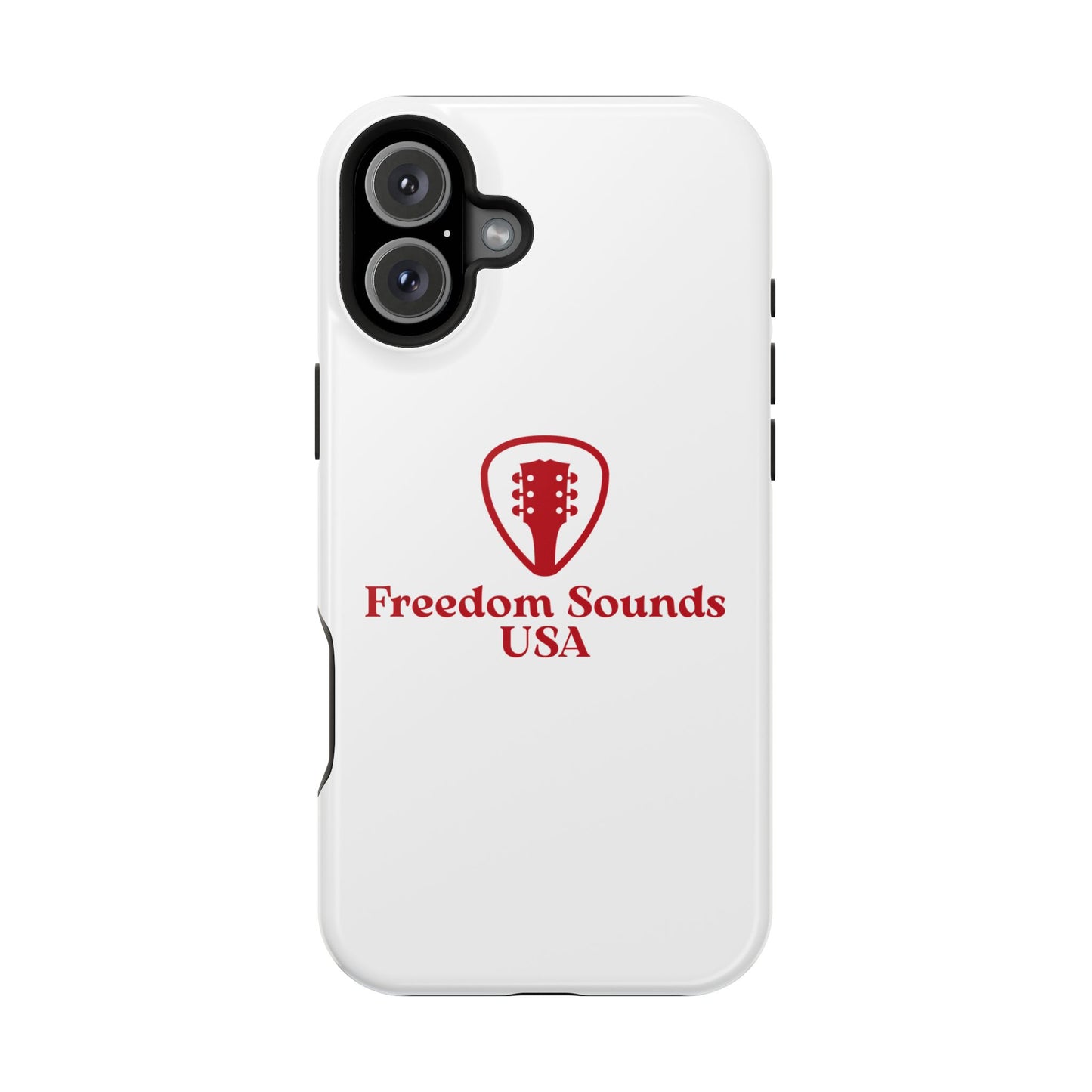 White Freedom Sounds Phone Case
