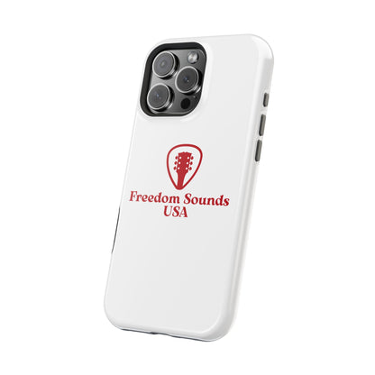 White Freedom Sounds Phone Case