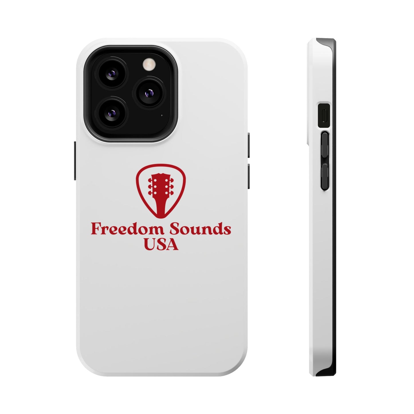 White Freedom Sounds Phone Case