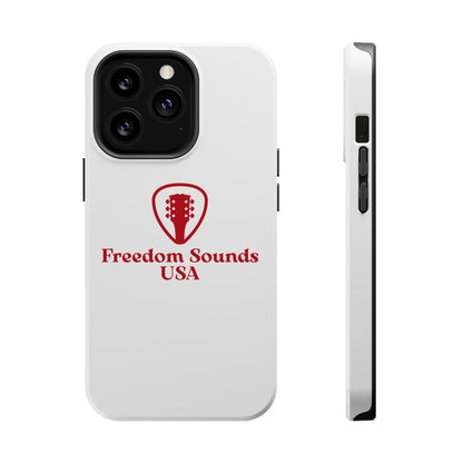 White Freedom Sounds Phone Case