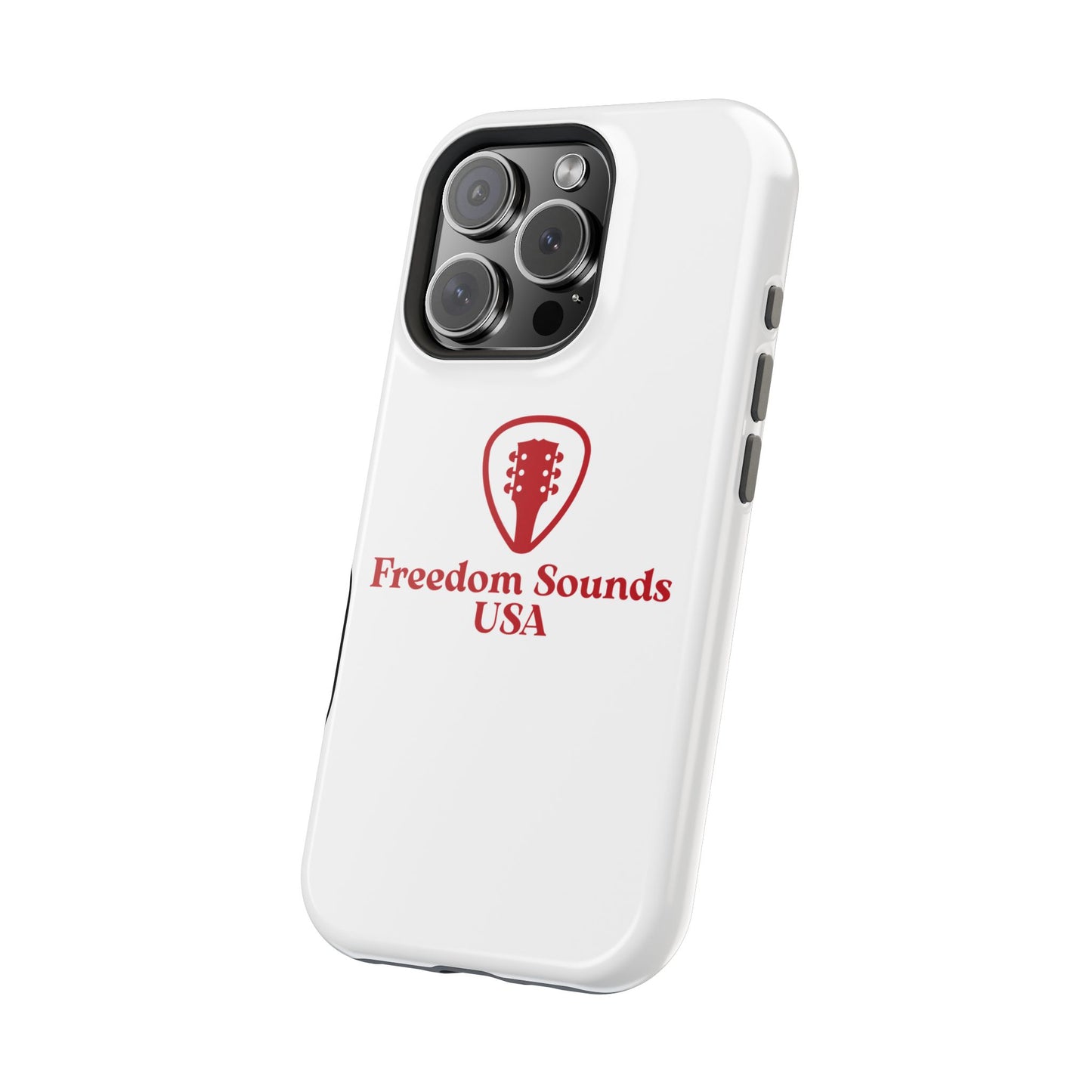 White Freedom Sounds Phone Case