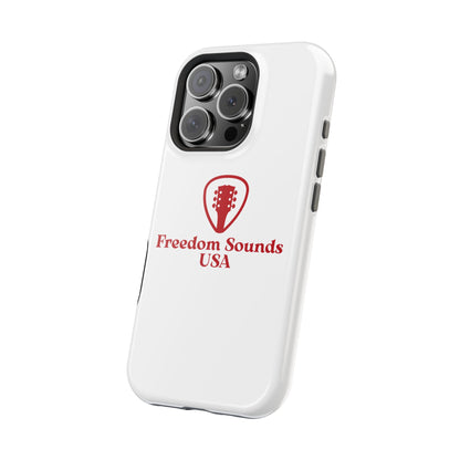 White Freedom Sounds Phone Case