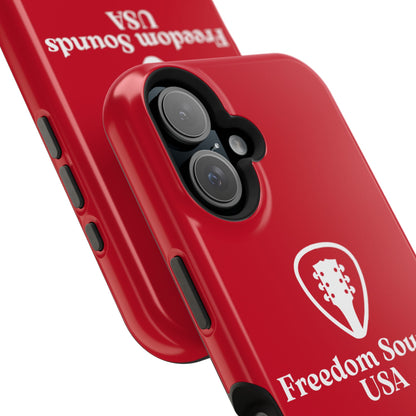 Red Freedom Sounds Phone Case
