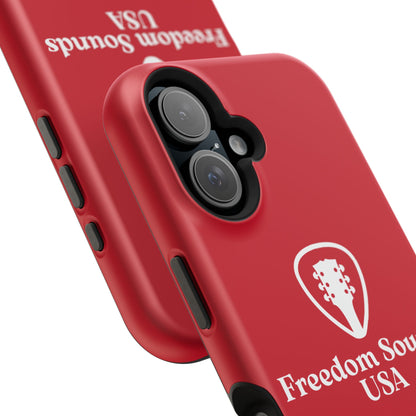Red Freedom Sounds Phone Case
