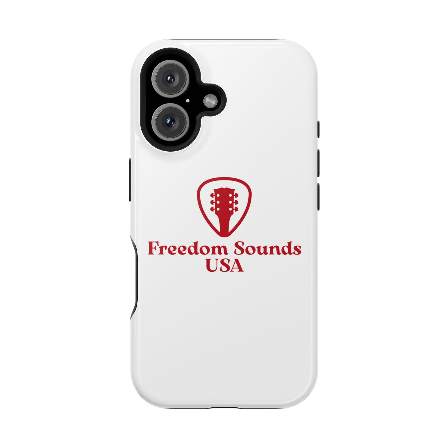 White Freedom Sounds Phone Case