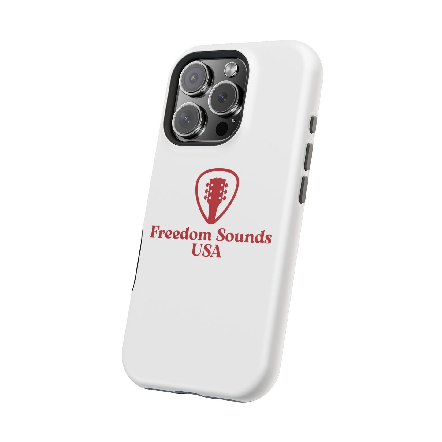 White Freedom Sounds Phone Case