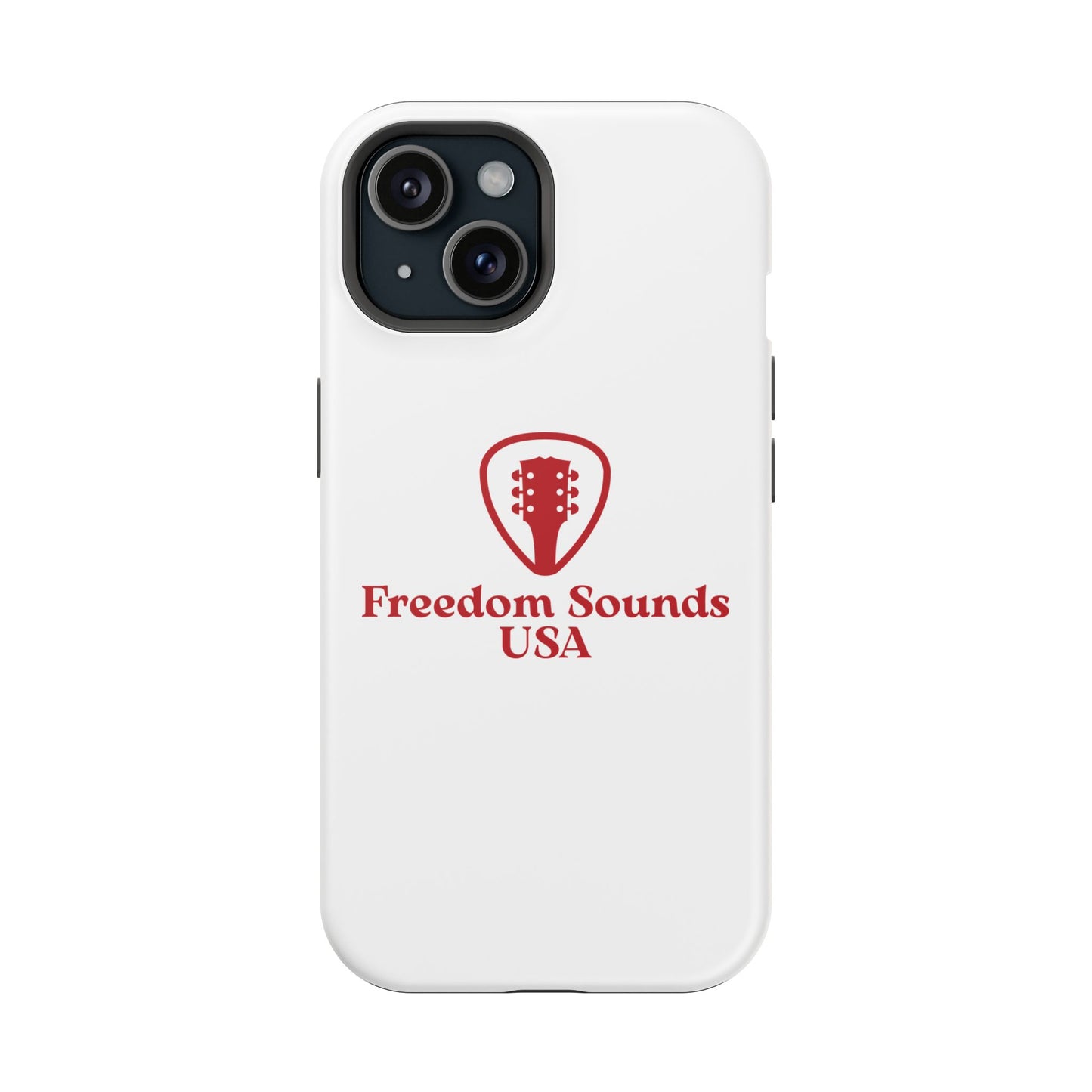 White Freedom Sounds Phone Case