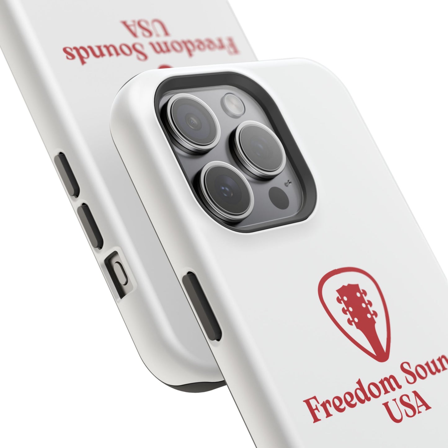 White Freedom Sounds Phone Case