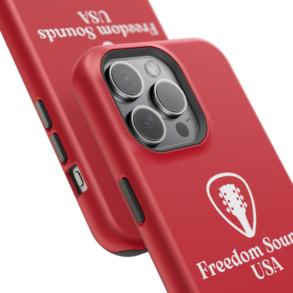 Red Freedom Sounds Phone Case