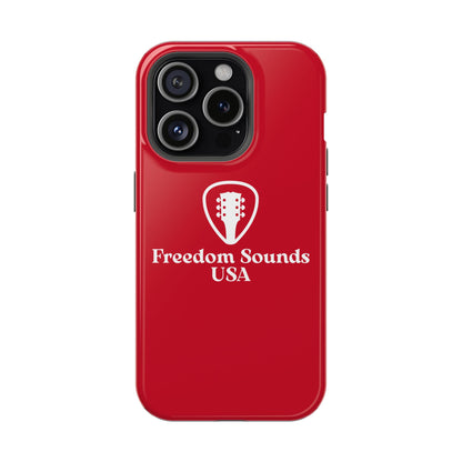 Red Freedom Sounds Phone Case