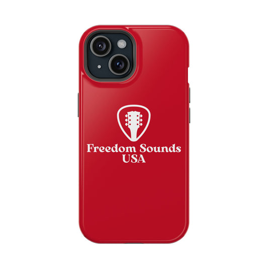 Red Freedom Sounds Phone Case