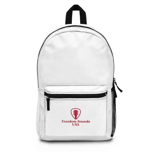 White Freedom Sounds Backpack