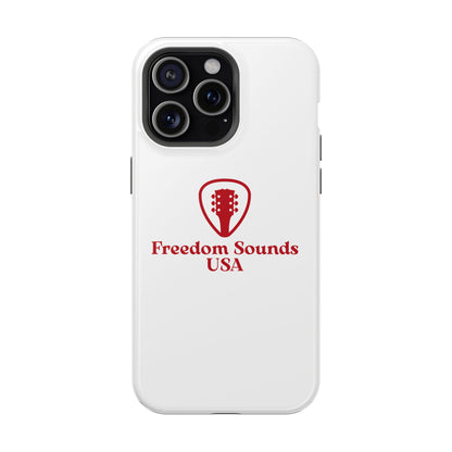White Freedom Sounds Phone Case