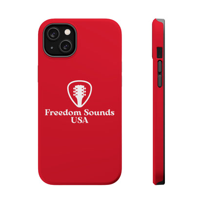 Red Freedom Sounds Phone Case