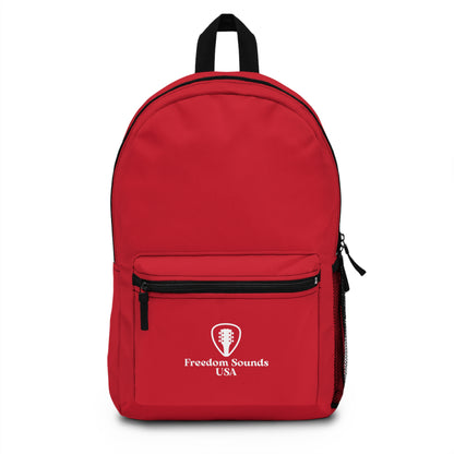 Red Freedom Sounds Backpack