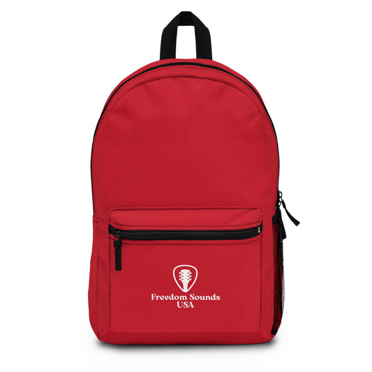 Red Freedom Sounds Backpack
