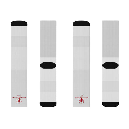 White Freedom Sounds Socks